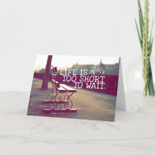 Inspirational and motivational quotes card