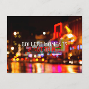 Inspirational and motivational quotes postcard