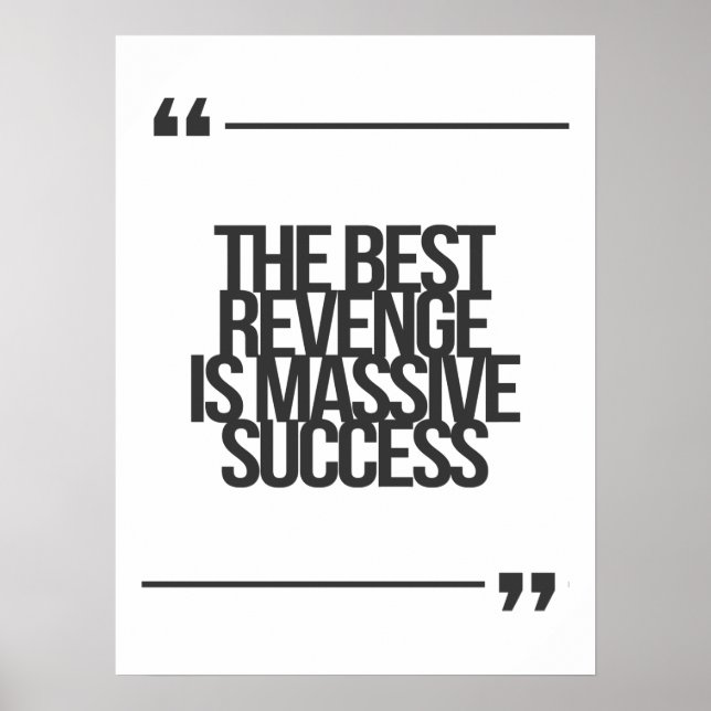 Inspirational and motivational quotes poster (Front)