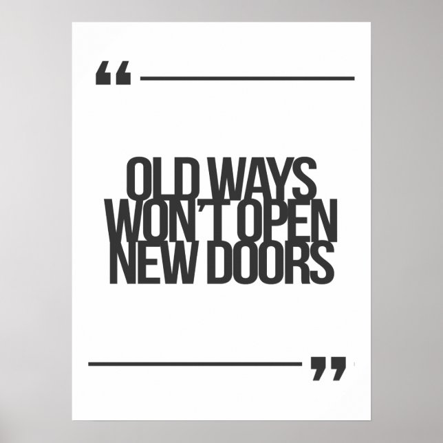 Inspirational and motivational quotes poster (Front)