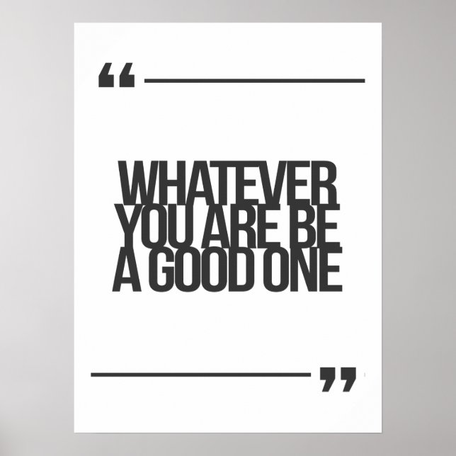 Inspirational and motivational quotes poster (Front)