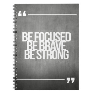 Inspirational and motivational quotes spiral notebook