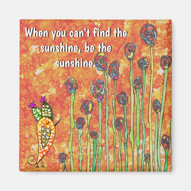 Inspirational and Motivational Words Magnet (Front)