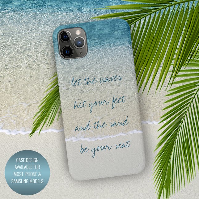 Inspirational Aqua Turquoise Surf Waves Photo iPhone Case (Creator Uploaded)