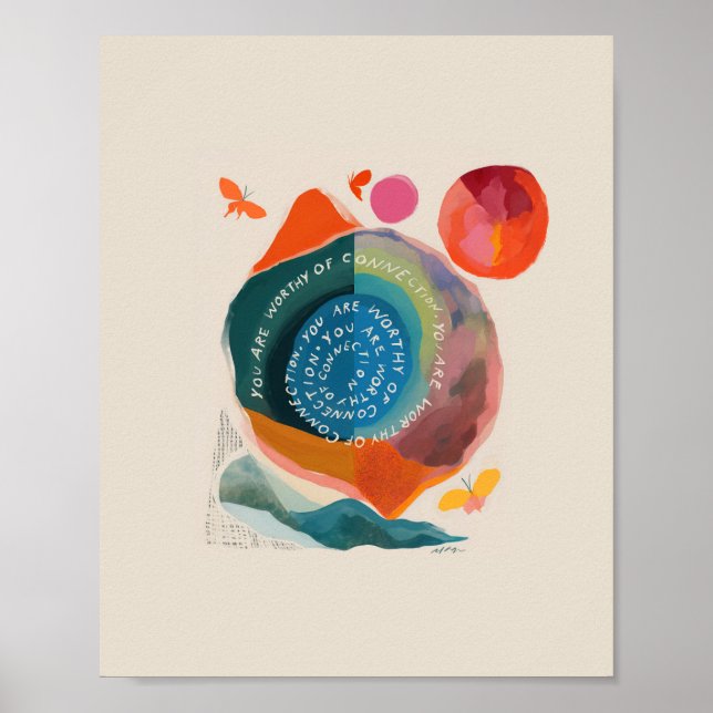 Inspirational Art by MHN Poster (Front)