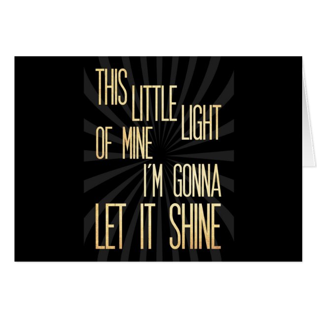 Inspirational Art - Little Light. (Front Horizontal)