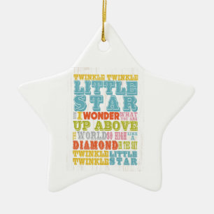 Inspirational Art - Nursery Rhyme Ceramic Tree Decoration