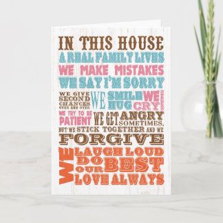 Inspirational Art - Real Family Holiday Card