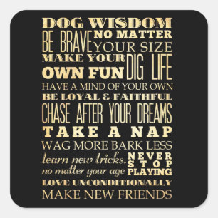 Inspirational Art - Stay Positive. Square Sticker