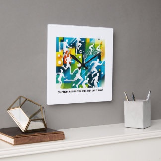 Inspirational Athlete Clock – Motivational Gift