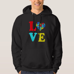 Inspirational Autism Awareness Love Adorable Autis Hoodie