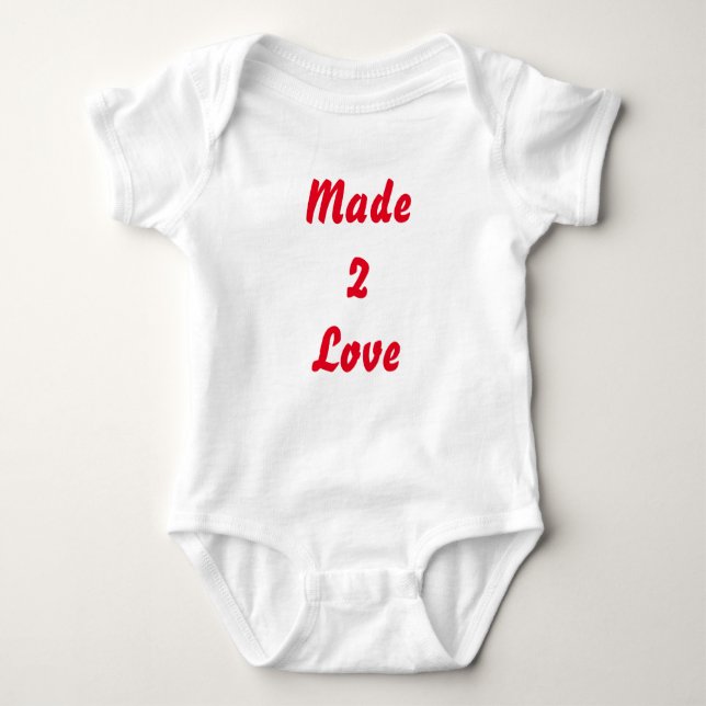 Inspirational baby clothing bodysuit (Front)