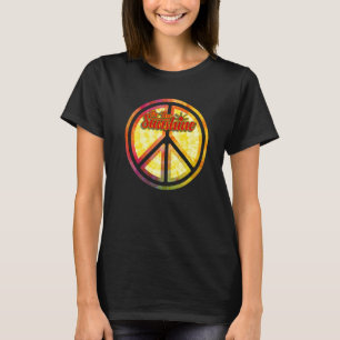 Inspirational Be The Sunshine Tie Dye Graphic Peac T-Shirt