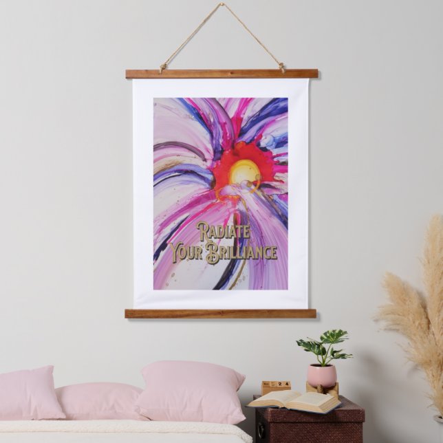 Inspirational, Beauty,  Bright, Handmade, Cheerful Hanging Tapestry (Bedroom)