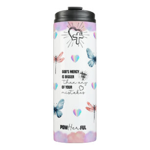 Inspirational Bible Christian Verse/ Woman Thermal Tumbler