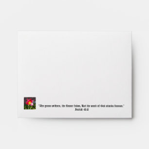 Inspirational Bible Quote Envelope
