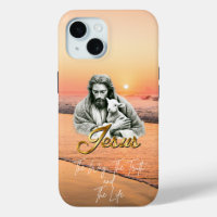 Inspirational Bible Sunset Seascape Jesus Lamb