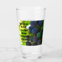 Inspirational Bible Verse Blessings Purple Grapes
