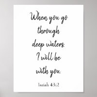 Inspirational Bible Verse I will be with you