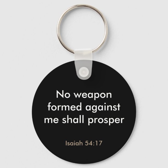 Inspirational Bible Verse Keychain (Front)