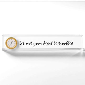 Inspirational Bible Verse Nameplate