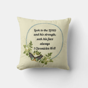 Inspirational Bible Verse Pillow