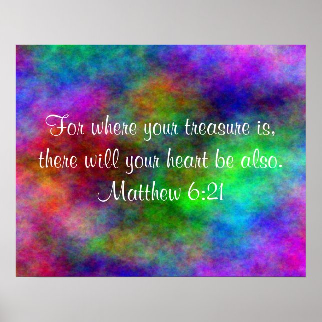 Inspirational bible verse poster (Front)