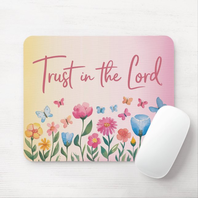 Inspirational Bible Verse/Scripture Mousepad (With Mouse)