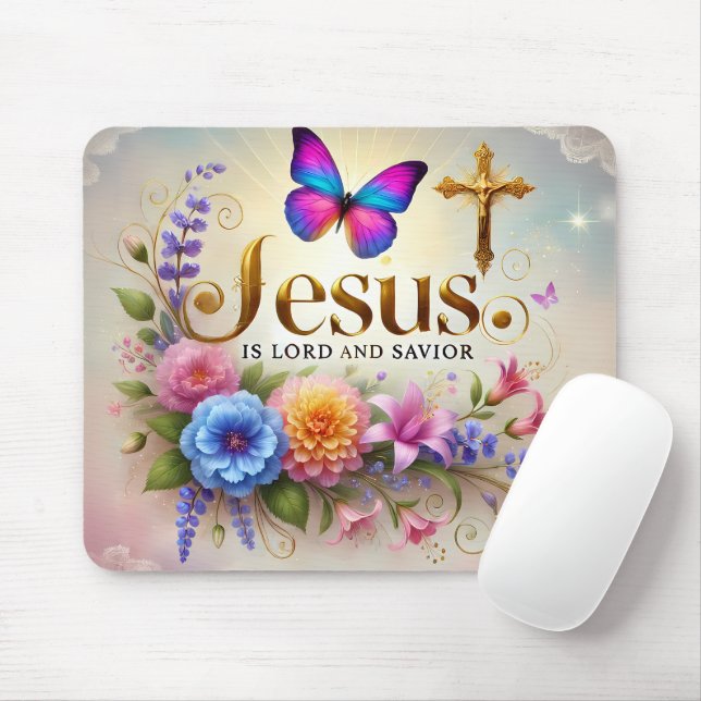 Inspirational Bible Verse/Scripture Mousepad (With Mouse)