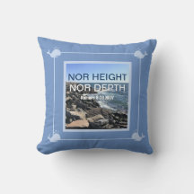 Inspirational Bible Verse Waves of the Sea Blue