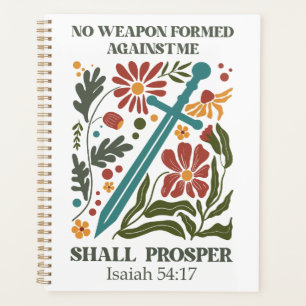 Inspirational Bible Verses Wildflower  Planner