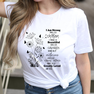 Inspirational Bible Verses Women’s  T-Shirt