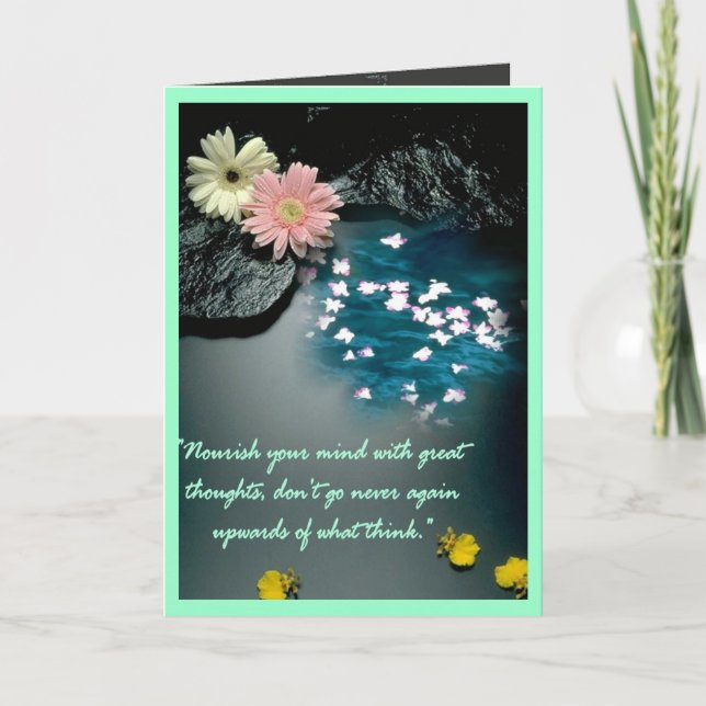 Inspirational Birthday Card (Front)