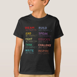 Inspirational Black History Leaders T-Shirt