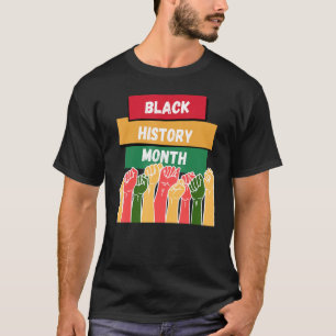 Inspirational Black History Month Signal Raise Pro T-Shirt