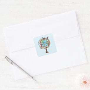 Inspirational Book Lover Square Sticker