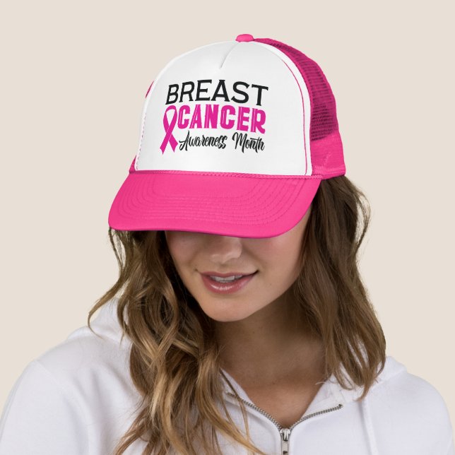 Inspirational Breast Cancer Awareness/Support Trucker Hat (In Situ)
