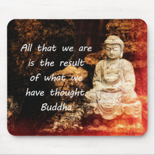 Inspirational Buddha Quote Mouse Pad