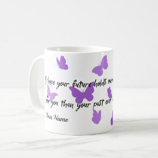 Inspirational Butterfly Future Quote Gift Mug