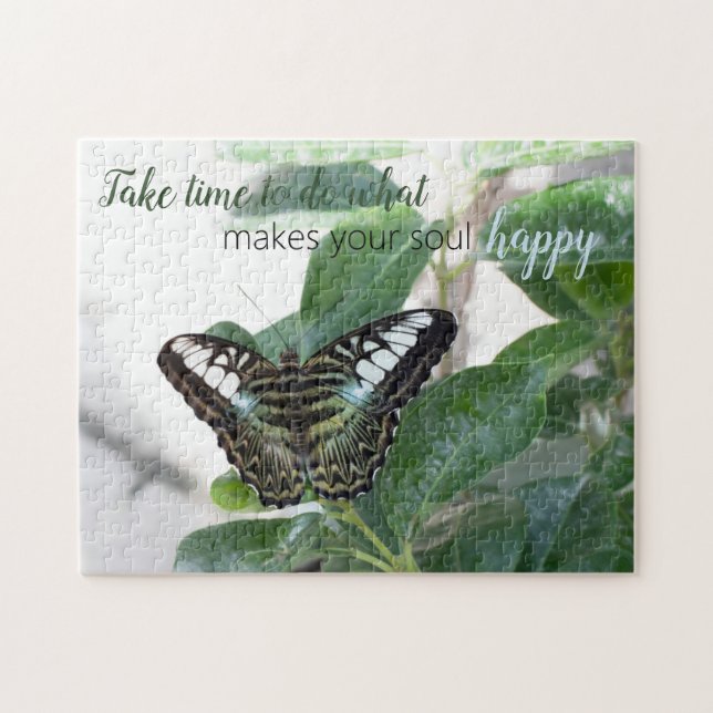 Inspirational Butterfly Quote Jigsaw Puzzle (Horizontal)