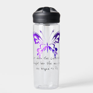 Inspirational Butterfly Water Bottle