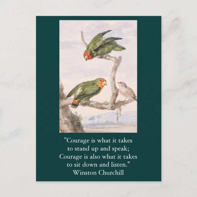 Inspirational card Courage 1 (Front)