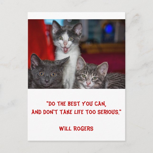 Inspirational card 'Doing your best' 1 - (Front)