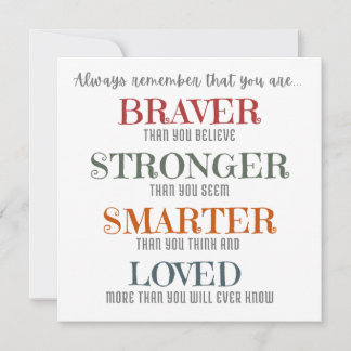 Inspirational Card for Daughter