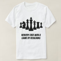 Inspirational Chess Quotes Male T-shirt