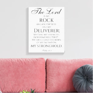 Inspirational Christian Bible Verse Canvas Print