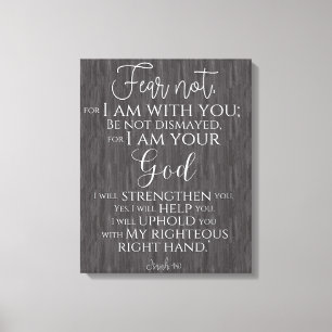 Inspirational Christian Bible Verse Canvas Print