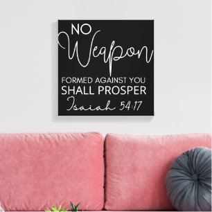 Inspirational Christian Bible Verse Canvas Print