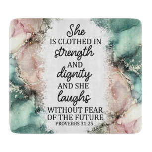 Inspirational Christian Bible Verse Cutting Board