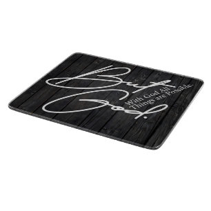 Inspirational Christian Bible Verse Cutting Board